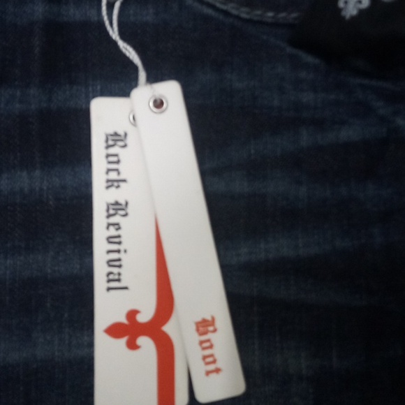 Rock Revival Women's 26 Bootcut Holly Embellished Embroidered NWT - Picture 9 of 13